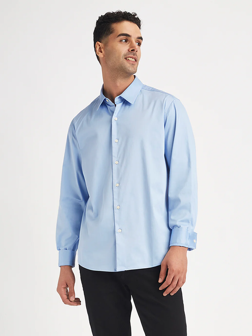 Men's Redloop Solid Slim Fit Shirt - Image 3
