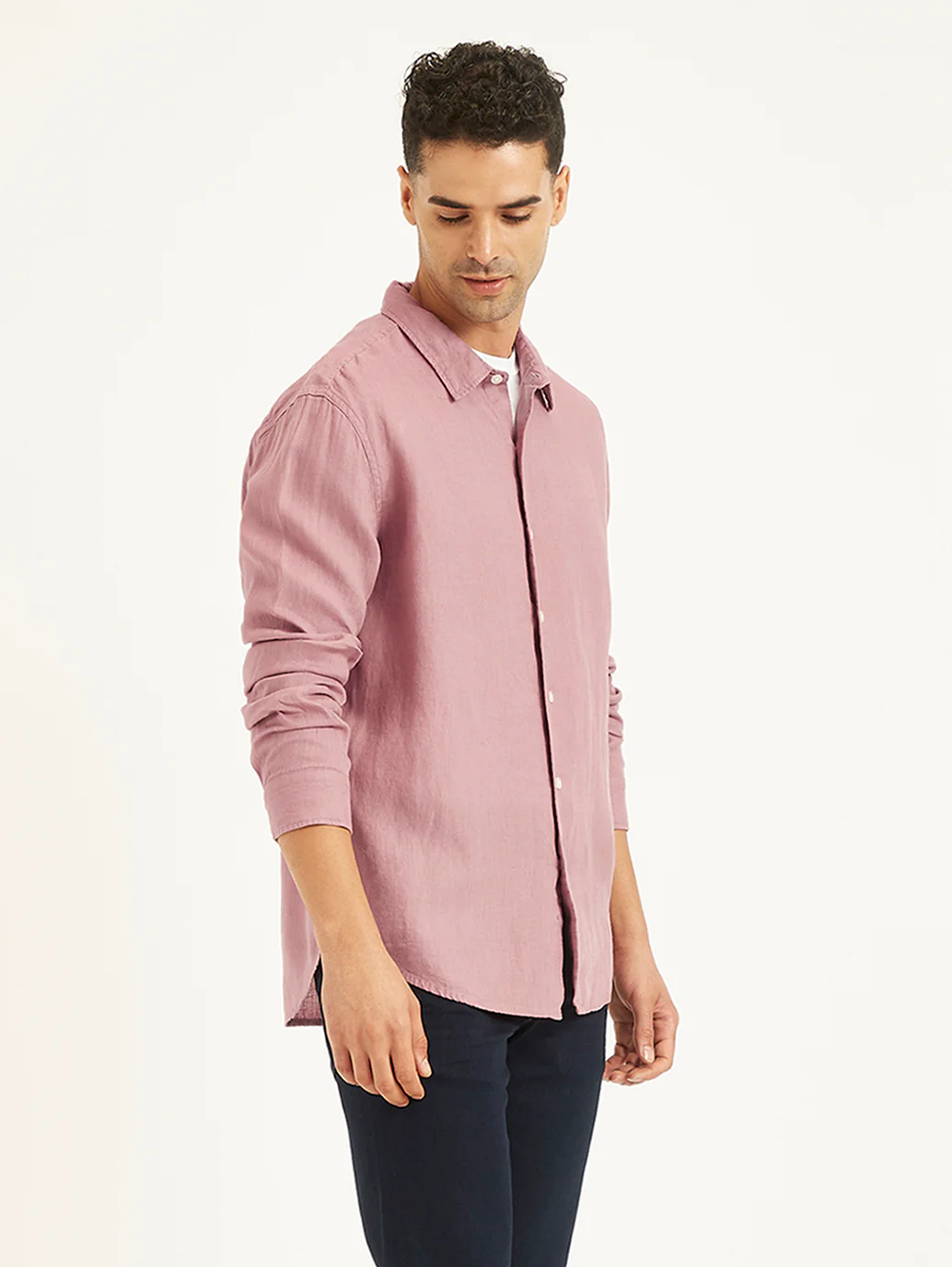 Men's Redloop Solid Slim Fit Shirt - Image 4