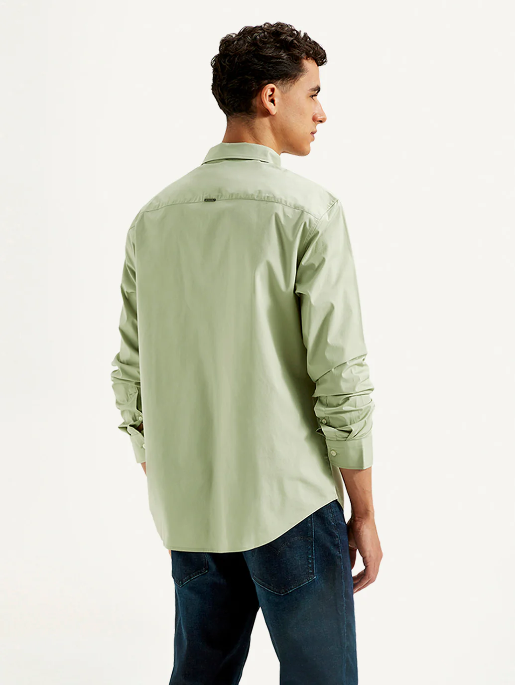 Men's Redloop Solid Slim Fit Shirt - Image 3