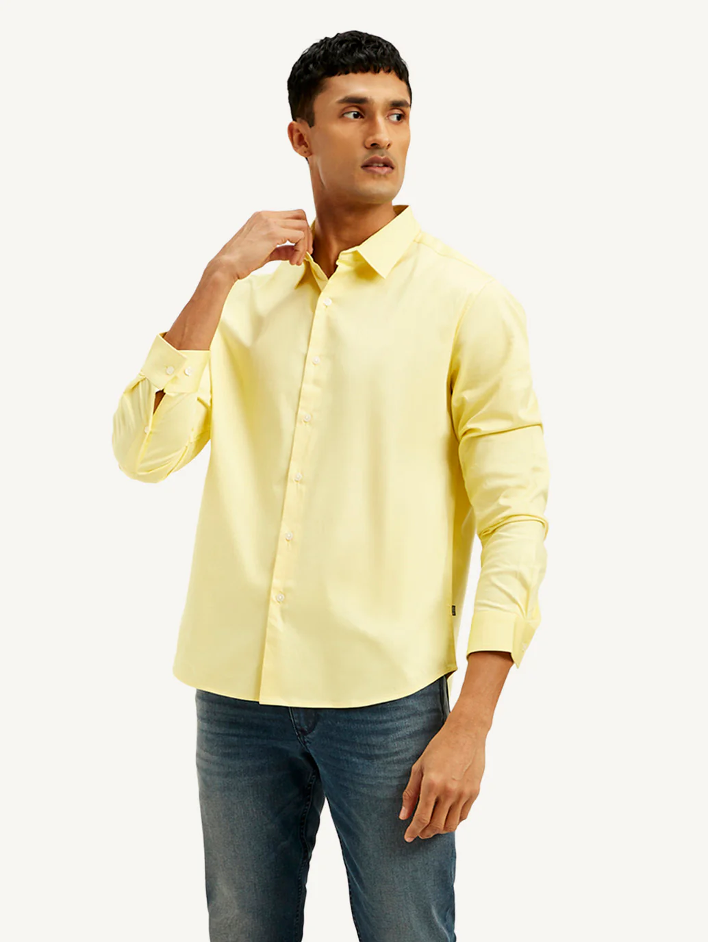 Men's Redloop Solid Slim Fit Shirt - Image 2