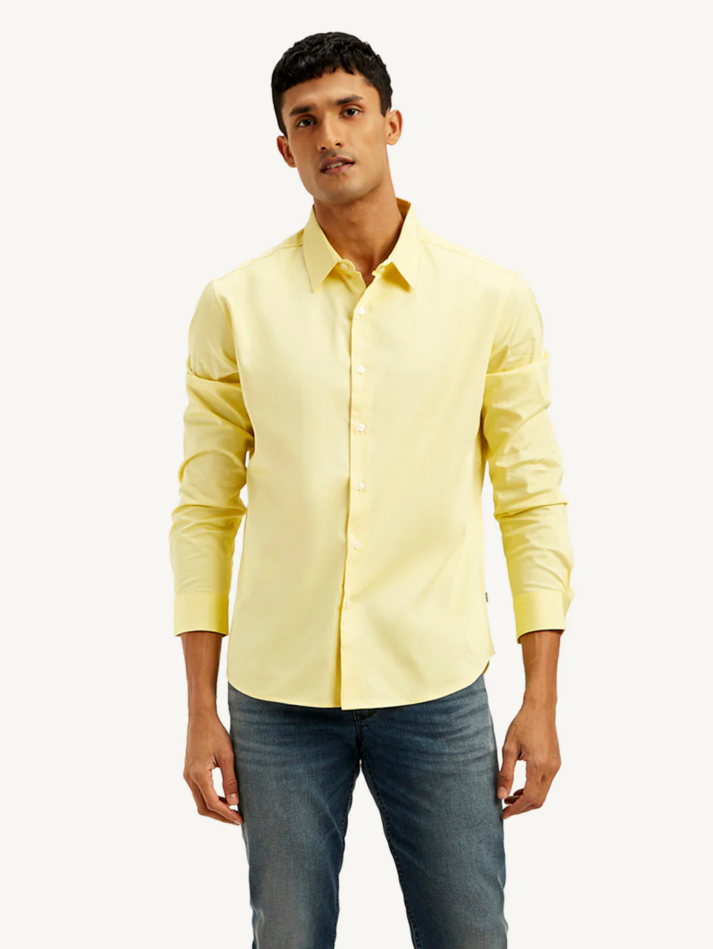 Men's Redloop Solid Slim Fit Shirt - Image 3