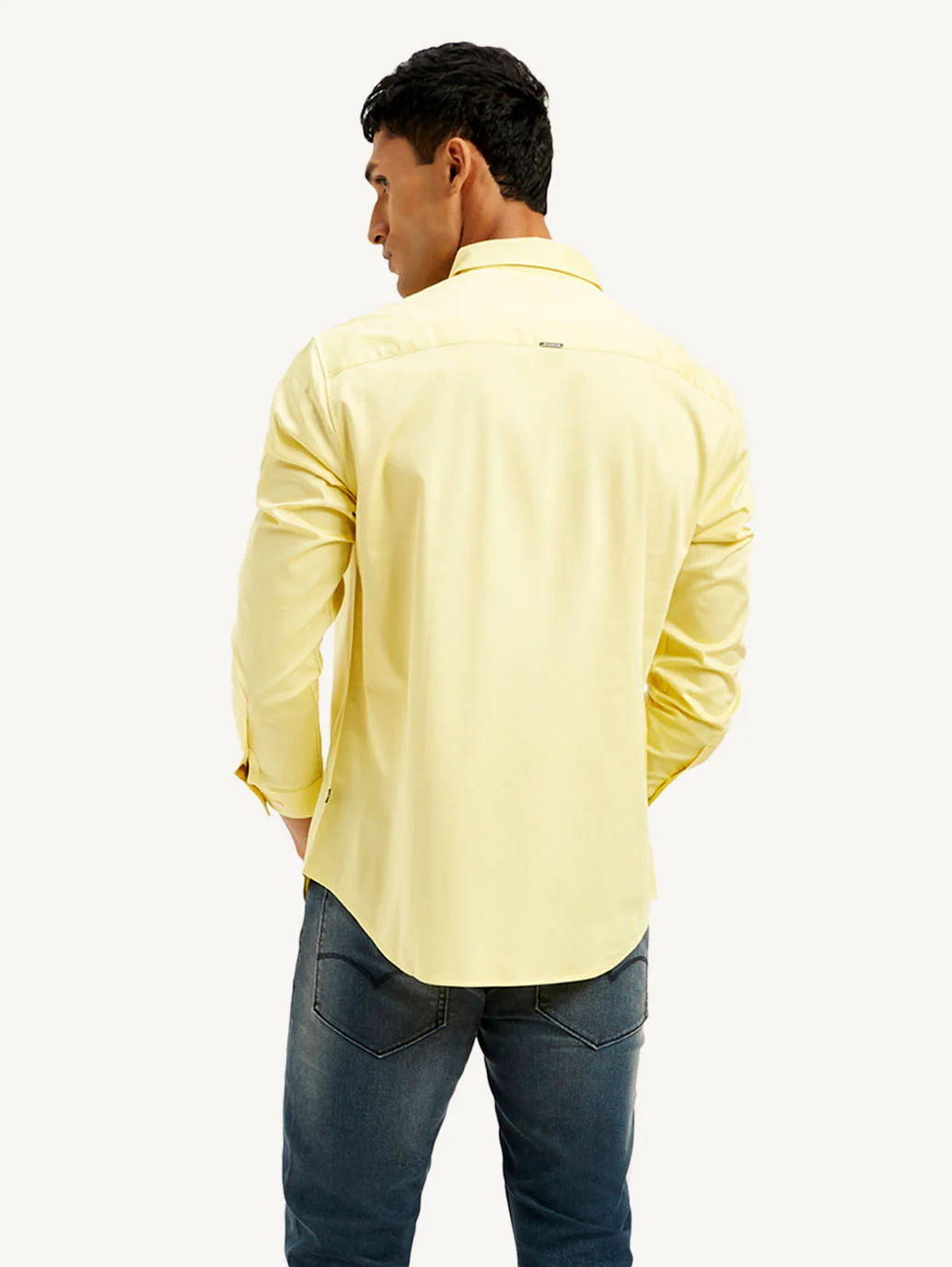 Men's Redloop Solid Slim Fit Shirt - Image 4