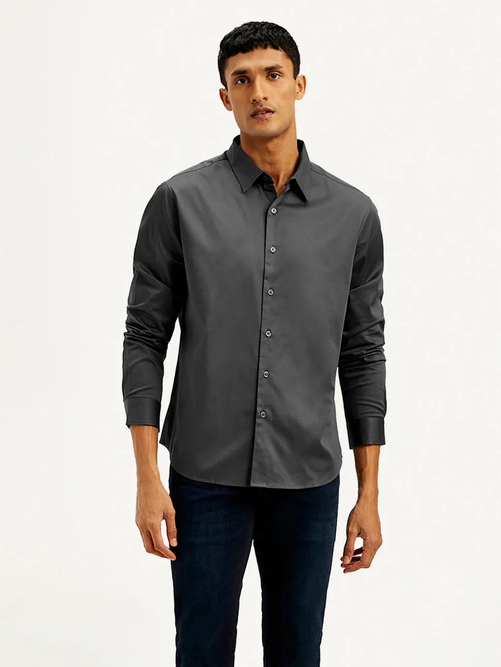 Men's Redloop Solid Slim Fit Shirt - Image 2