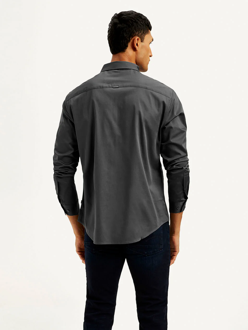 Men's Redloop Solid Slim Fit Shirt - Image 3