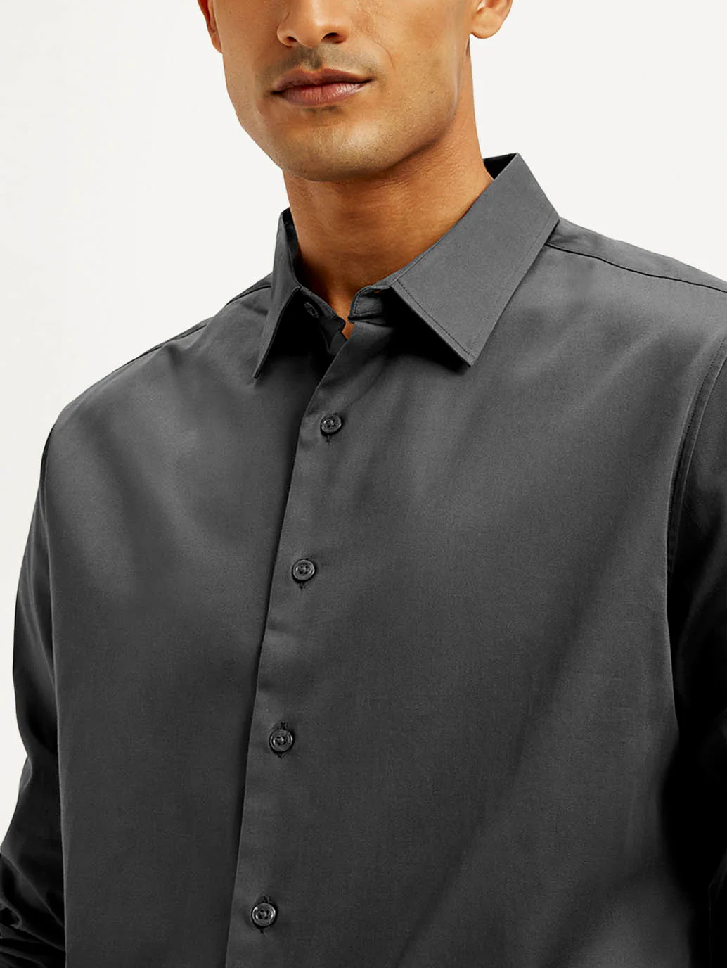 Men's Redloop Solid Slim Fit Shirt - Image 4