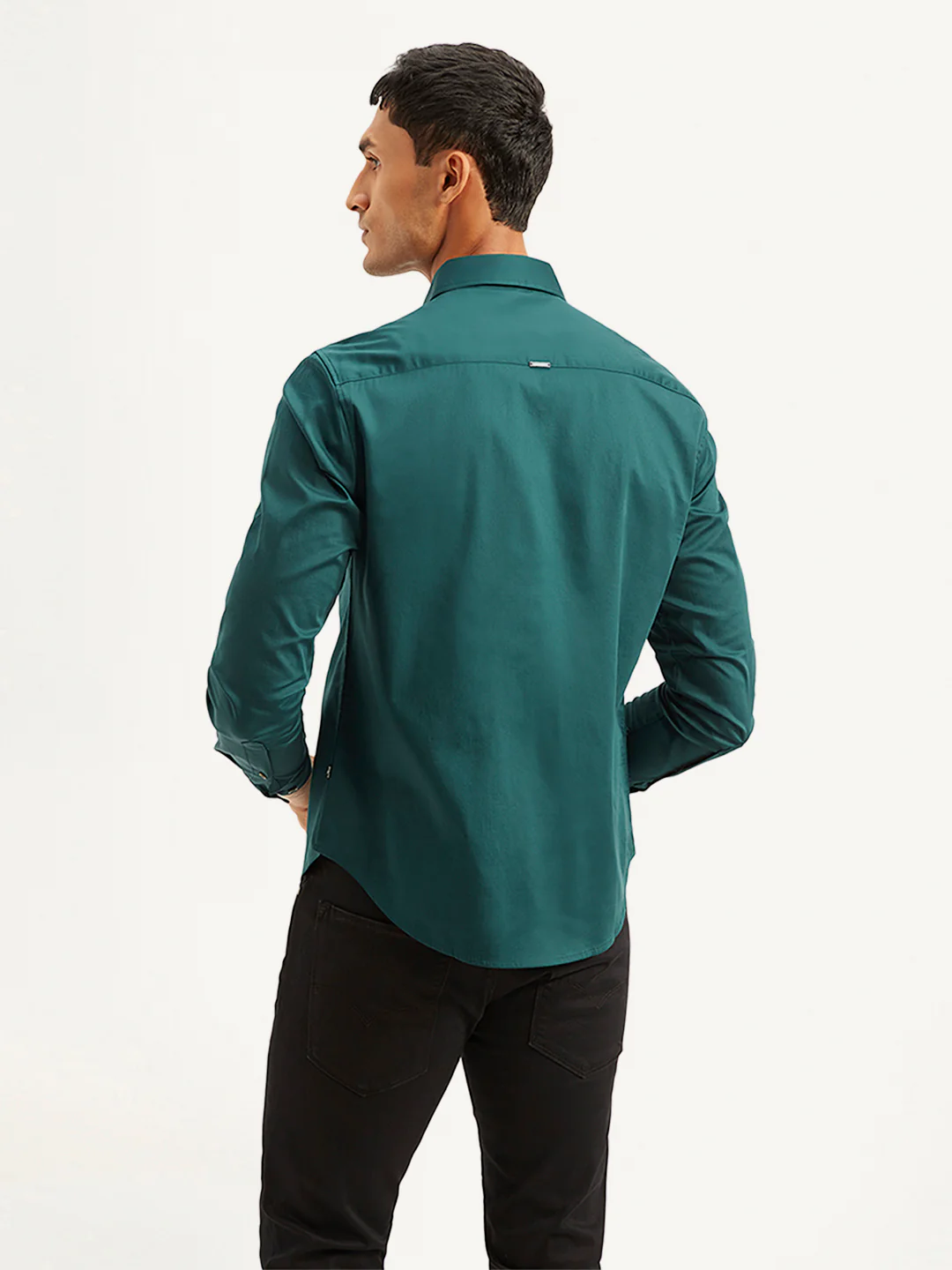 Men's Redloop Solid Slim Fit Shirt - Image 2