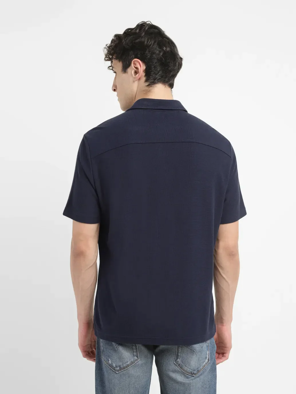 Men's Solid Slim Fit Shirt - Image 3