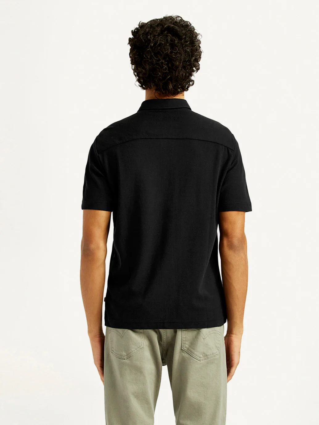 Men's Textured Slim Fit Knit Shirt - Image 3