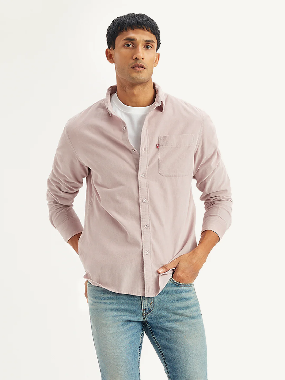Men's Solid Slim Fit Shirt - Image 5