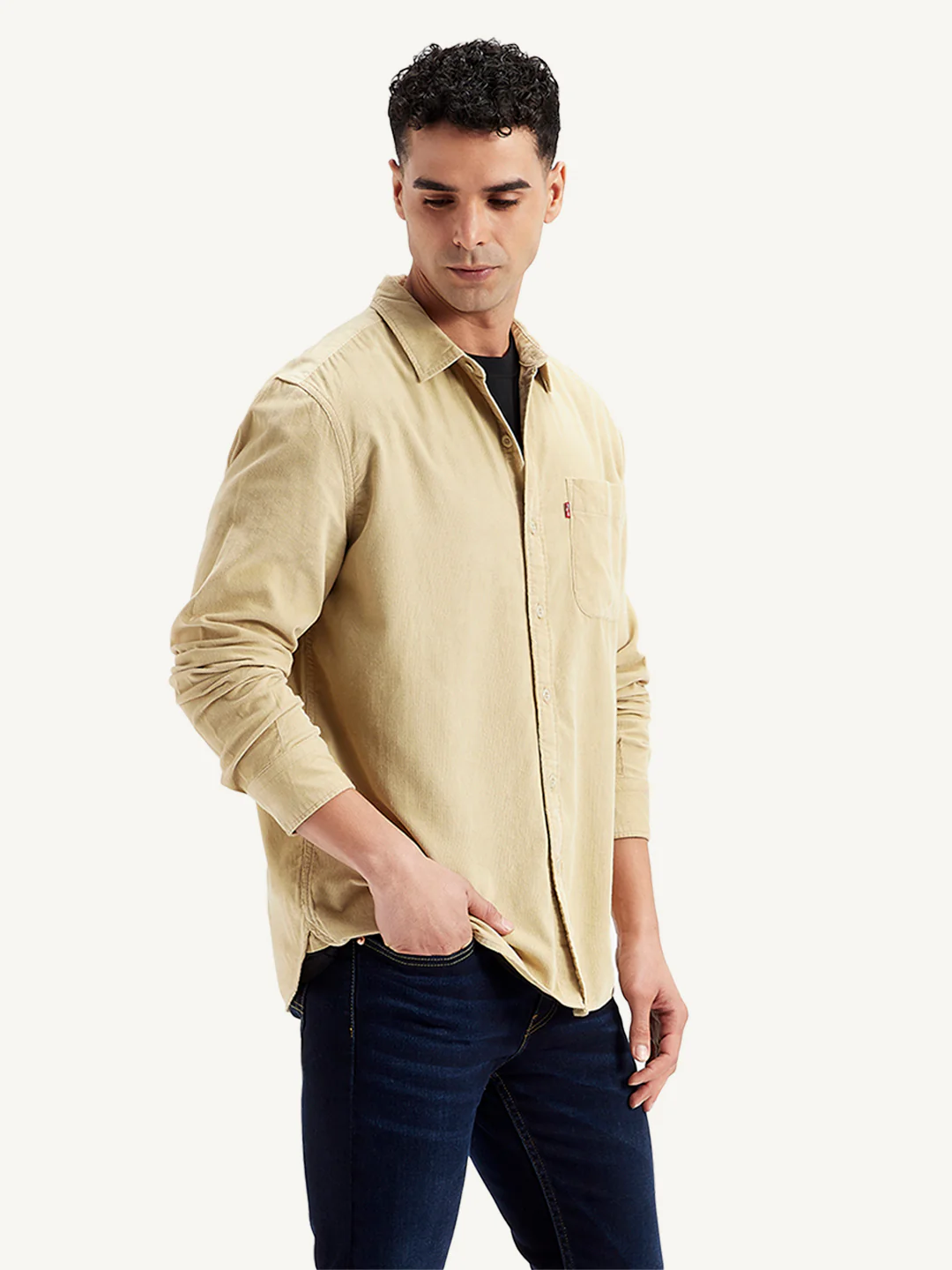 Men's Solid Slim Fit Shirt - Image 3