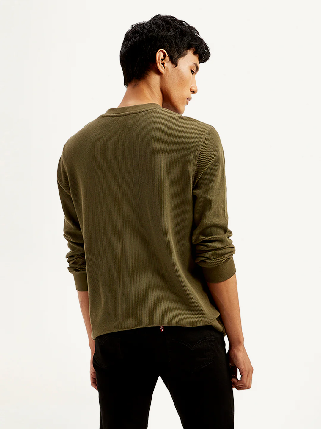 Men's Solid Slim Fit T-Shirt - Image 3
