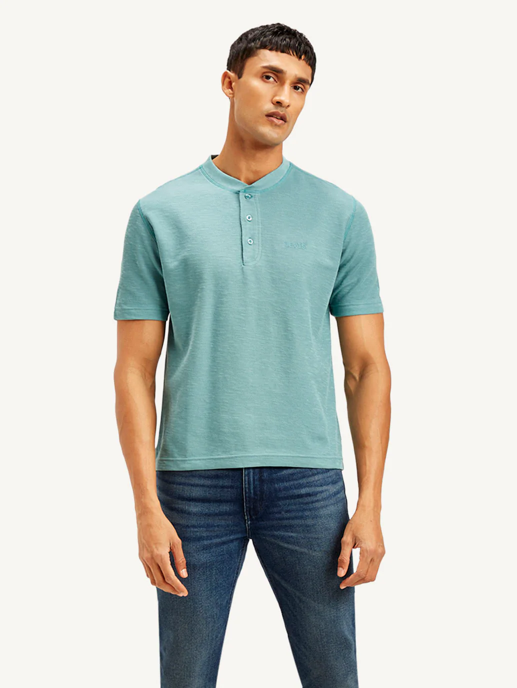 Men's Solid Slim Fit T-shirt - Image 2