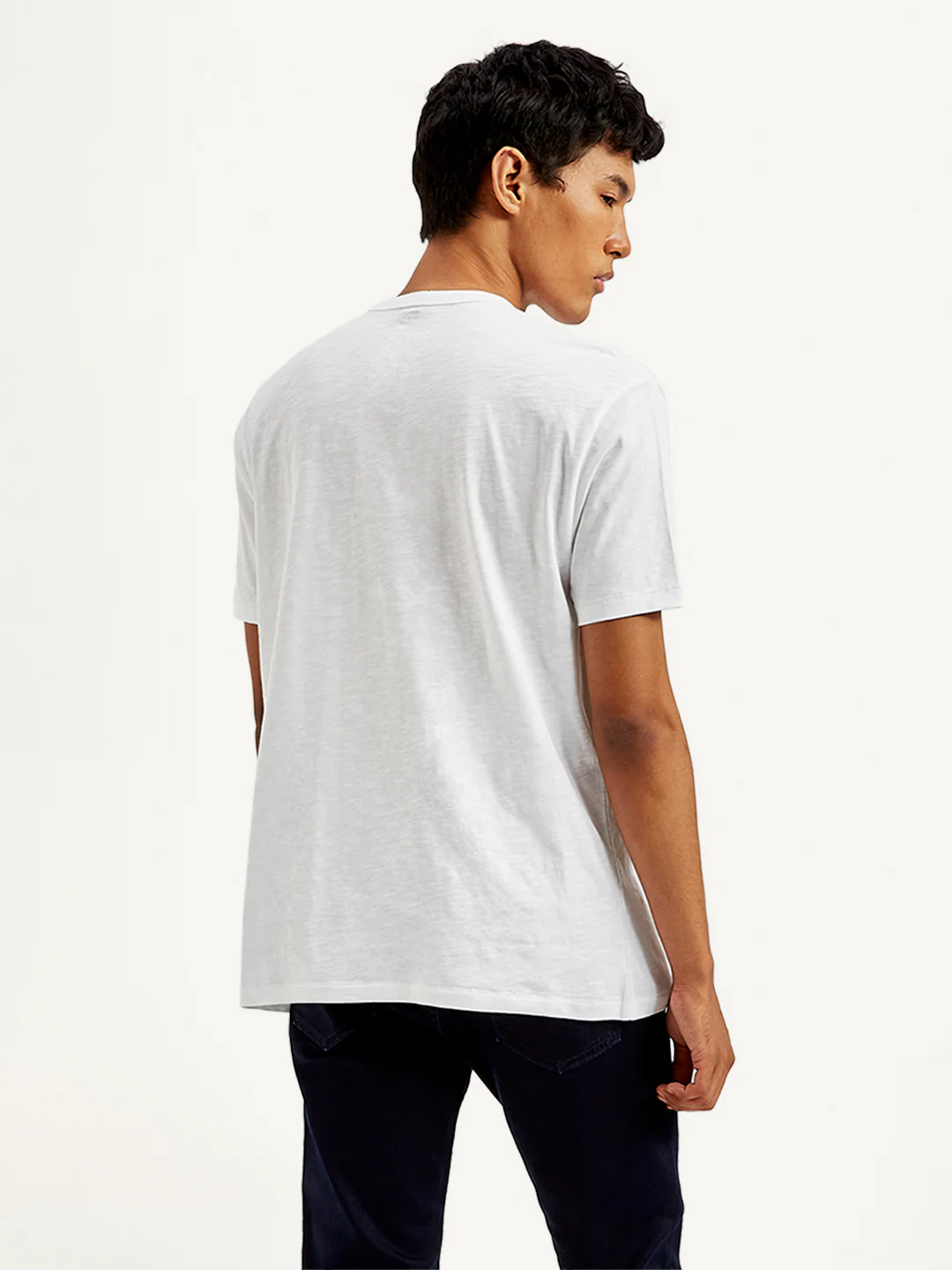Men's Solid Slim Fit T-Shirt - Image 3