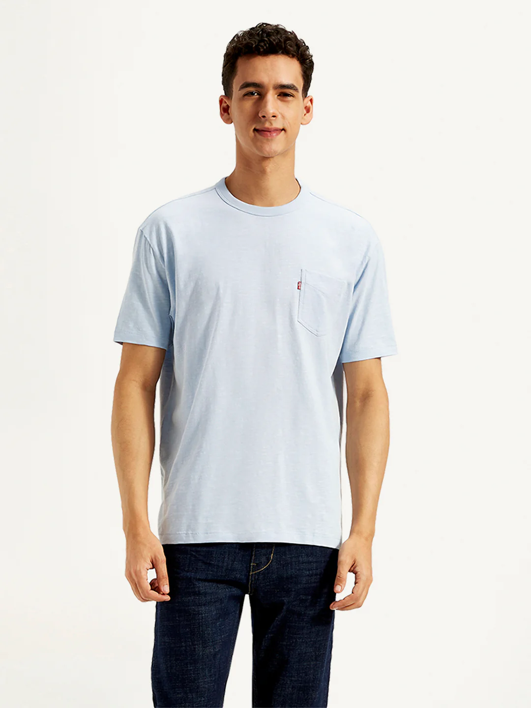 Men's Solid Slim Fit T-Shirt - Image 2