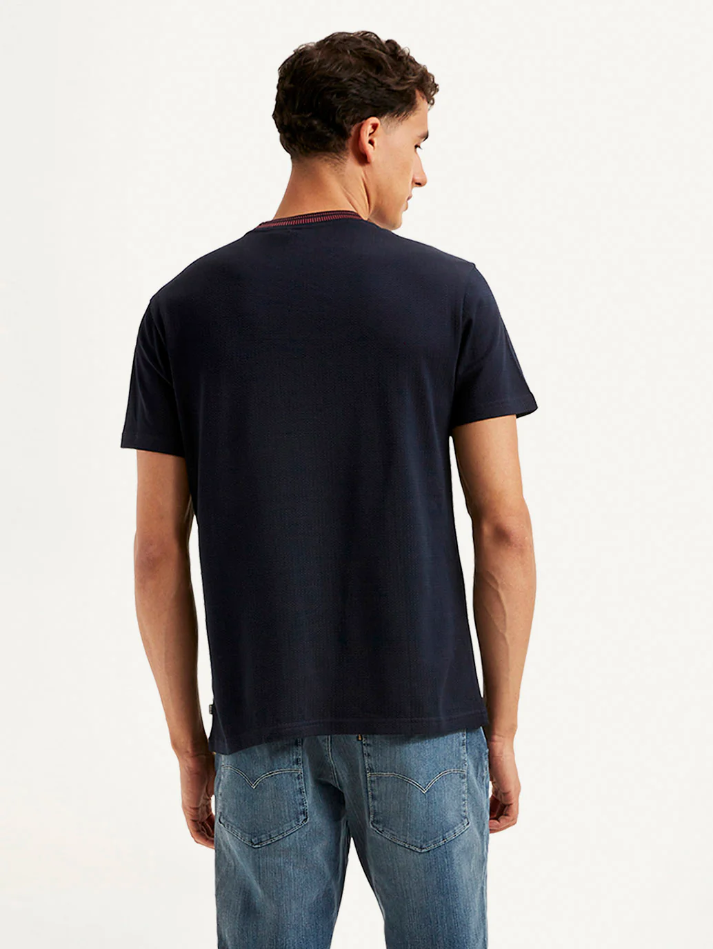 Men's Redloop Solid Slim Fit T-shirt - Image 3