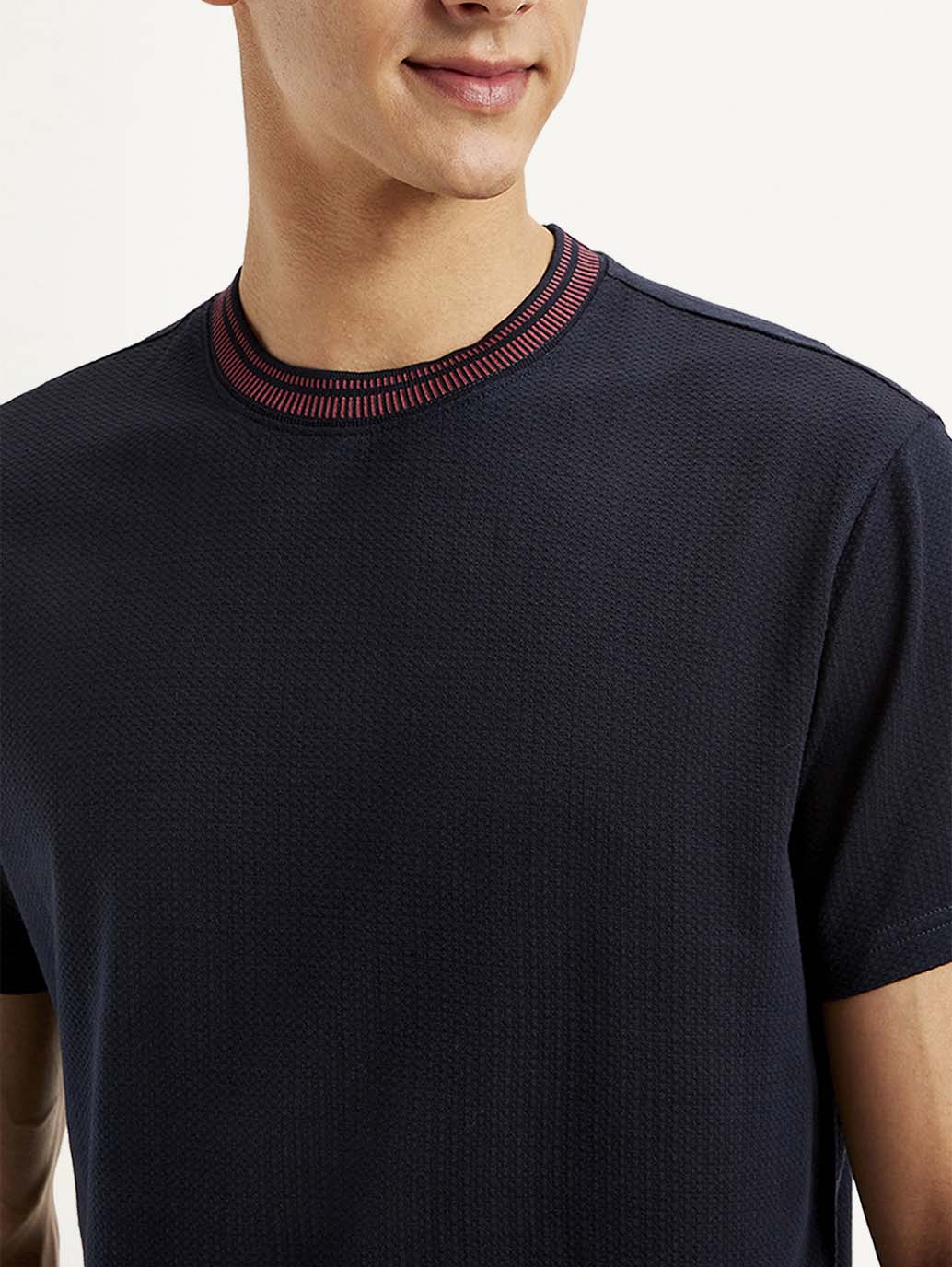 Men's Redloop Solid Slim Fit T-shirt - Image 4