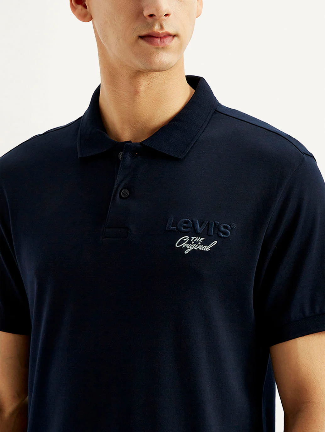 Men's Solid Slim Fit Polo T-shirt - Image 5