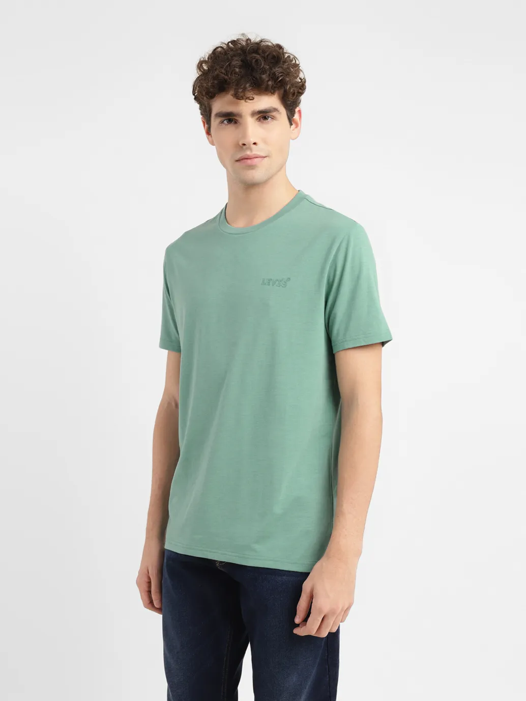 Men's Solid Slim Fit T-shirt - Image 4