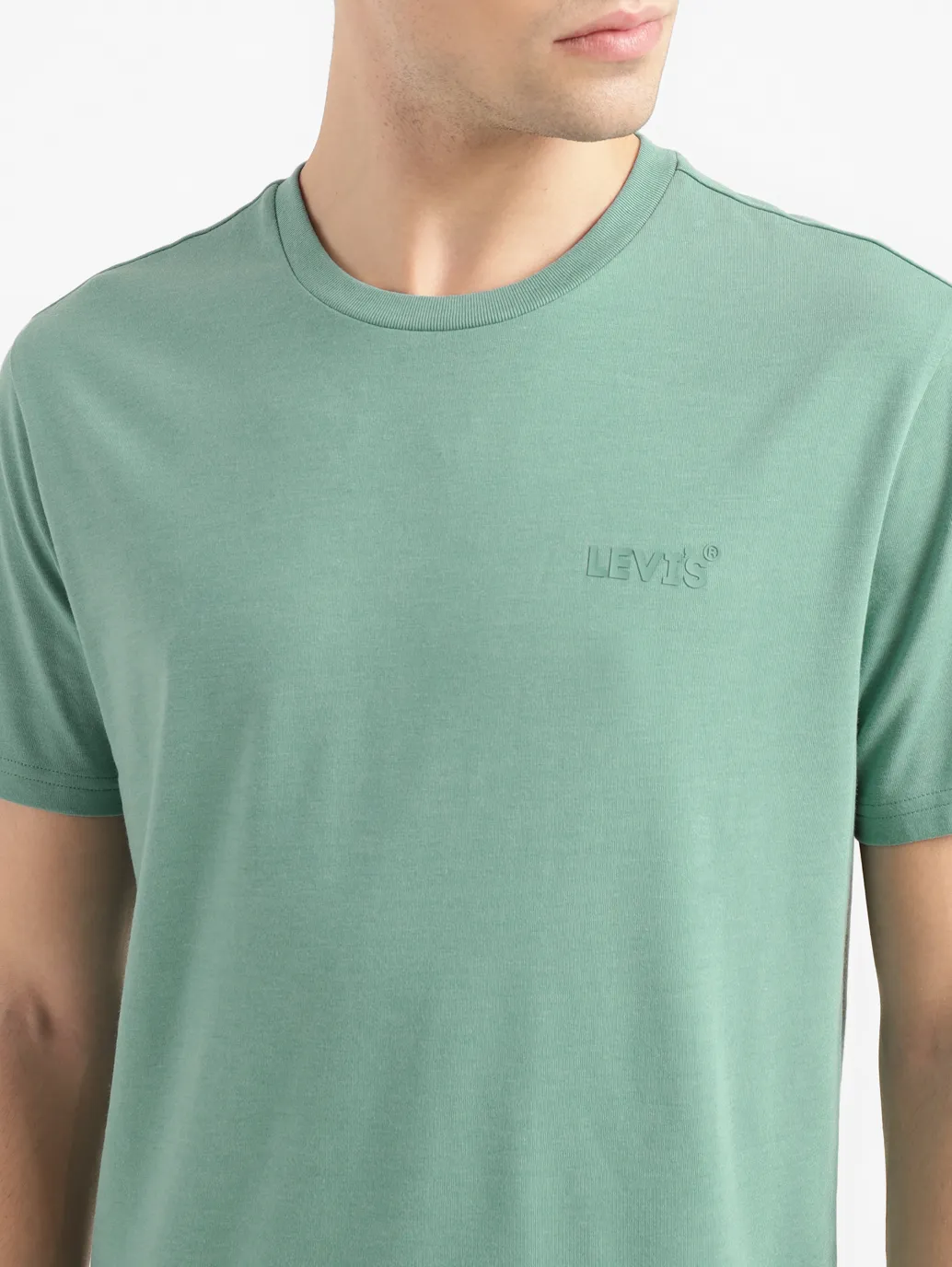 Men's Solid Slim Fit T-shirt - Image 5