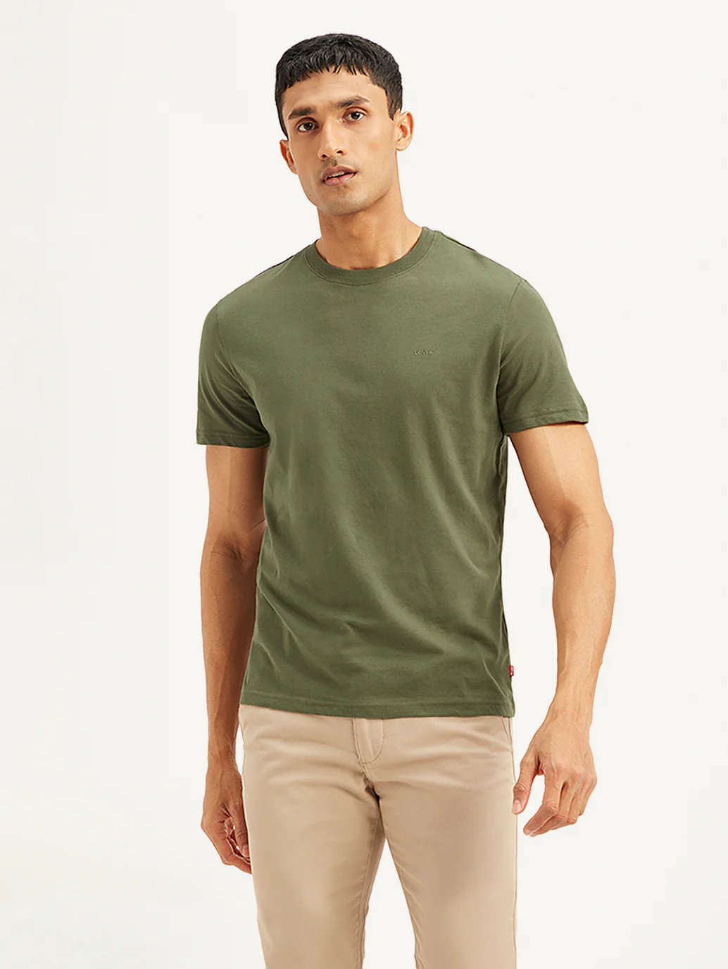 Men's Solid Slim Fit T-shirt - Image 2