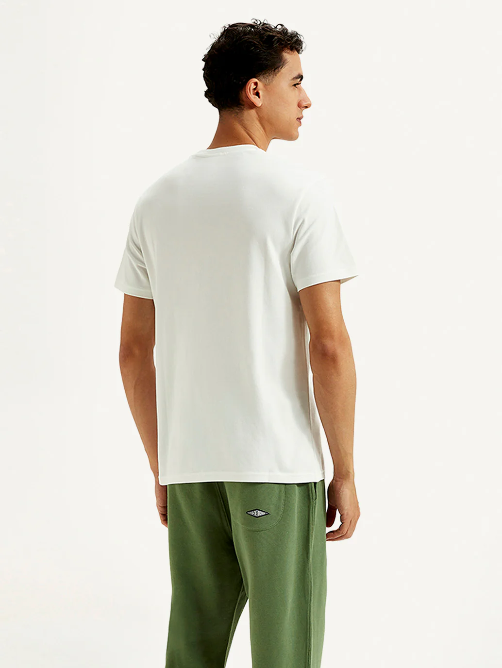 Men's Solid Slim Fit T-shirt - Image 3