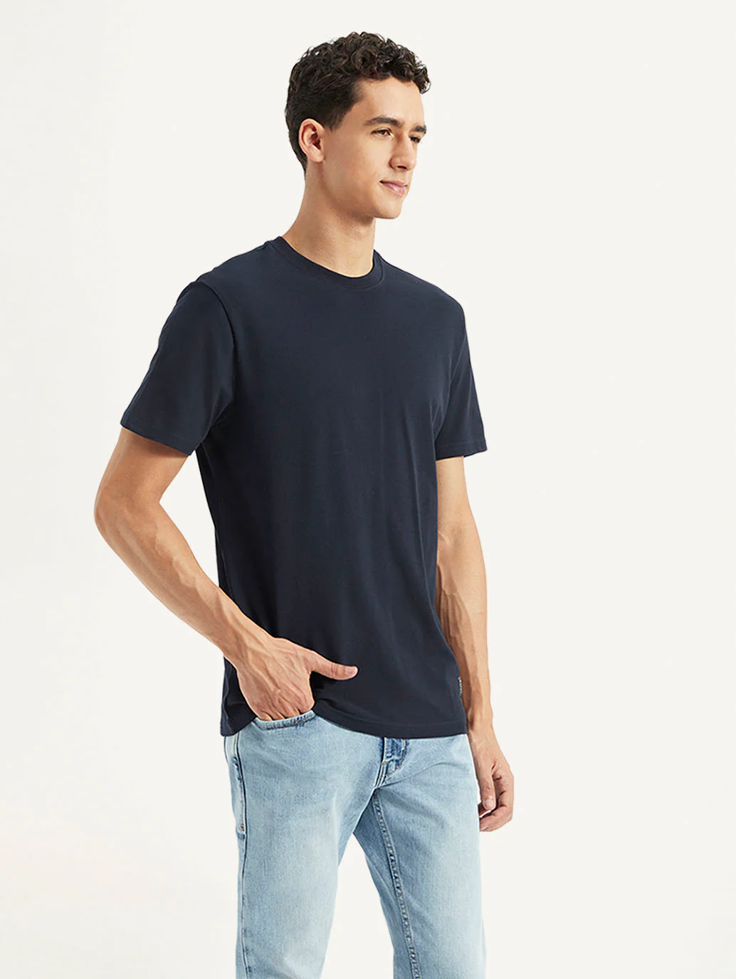 Men's Solid Slim Fit T-shirt - Image 5