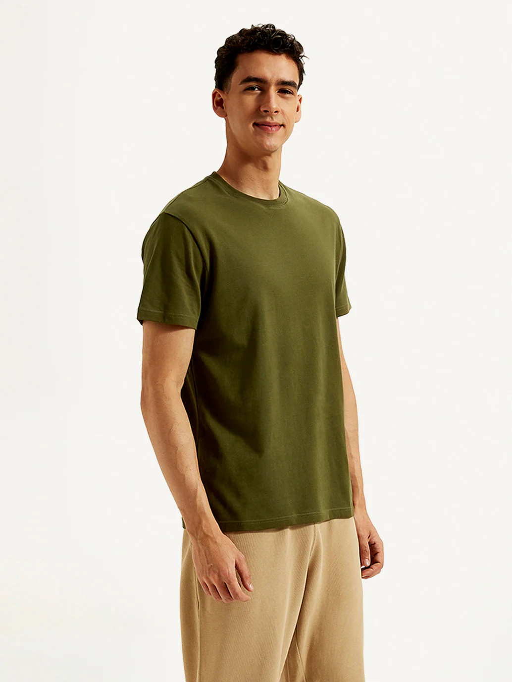 Men's Solid Slim Fit T-shirt - Image 6