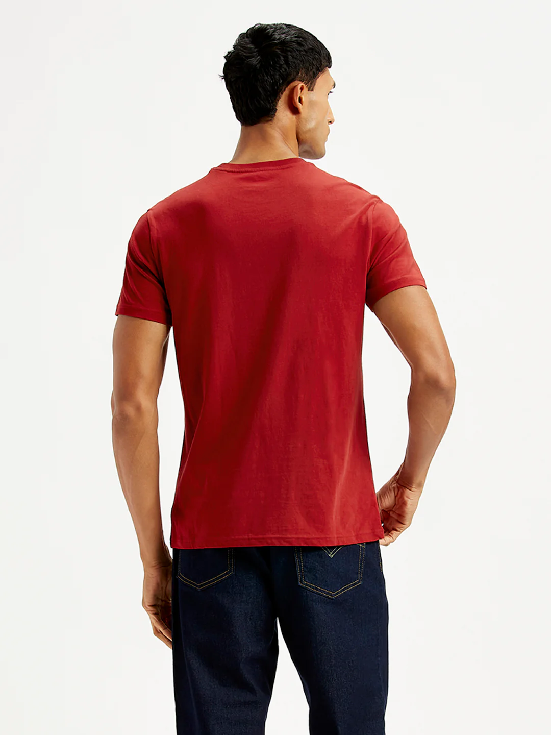 Men's Solid Slim Fit T-shirt - Image 2