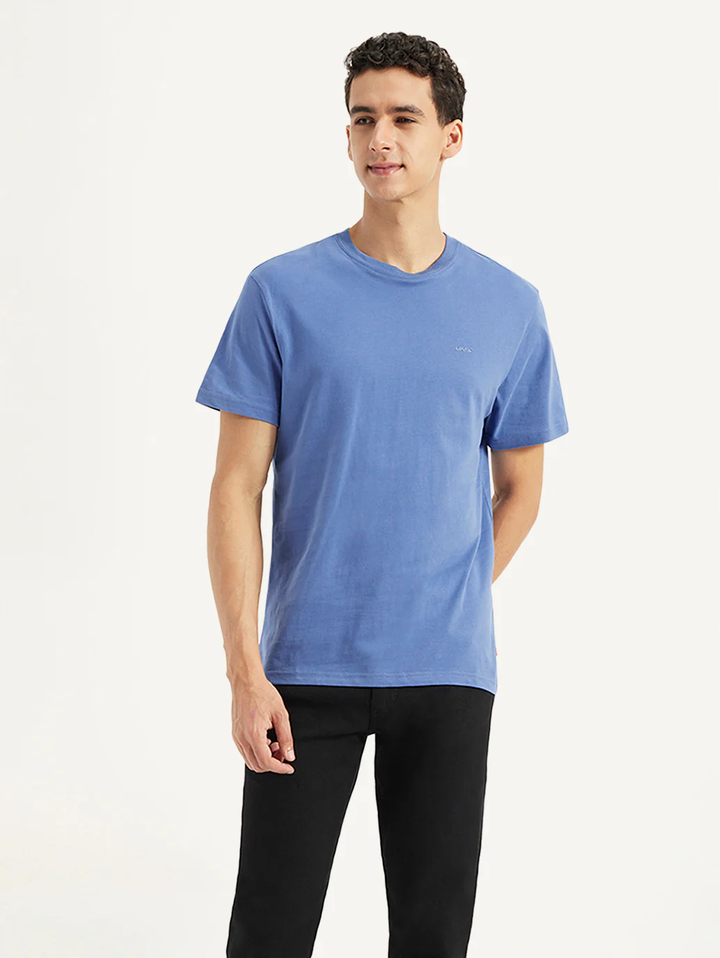 Men's Solid Slim Fit T-shirt - Image 2