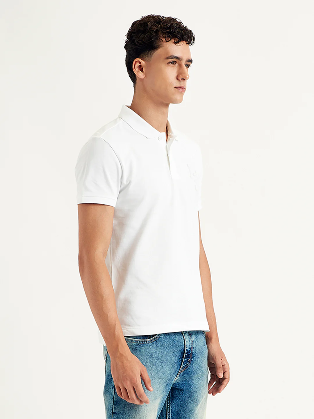Men's Solid Slim Fit T-shirt - Image 3