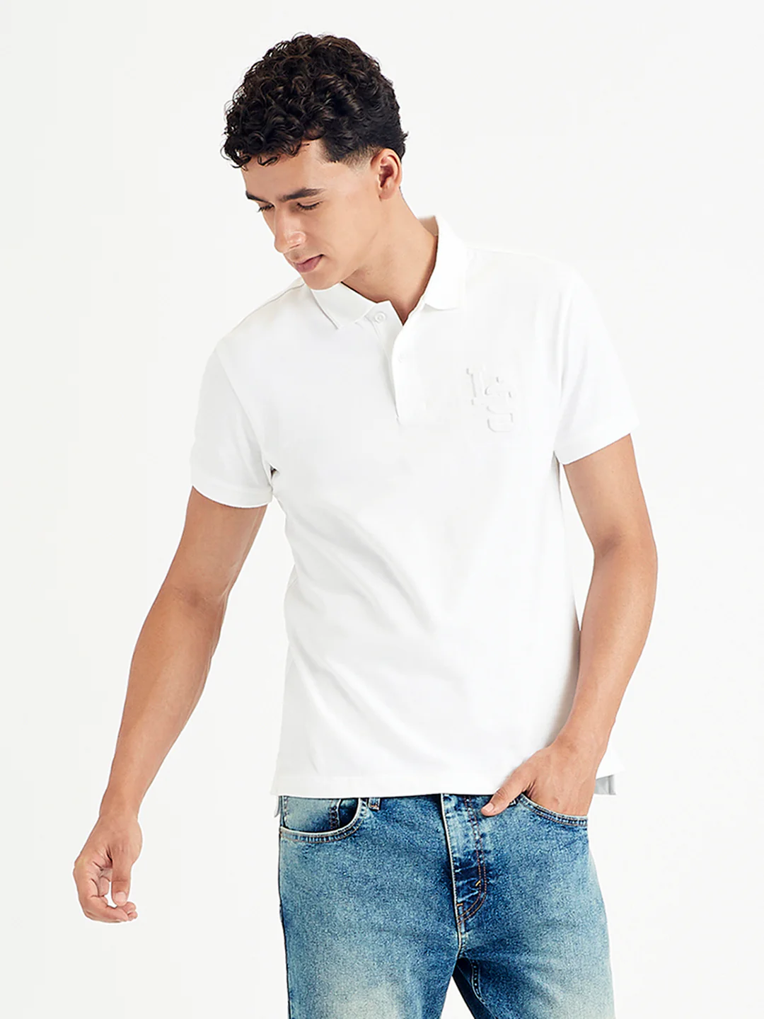 Men's Solid Slim Fit T-shirt - Image 5