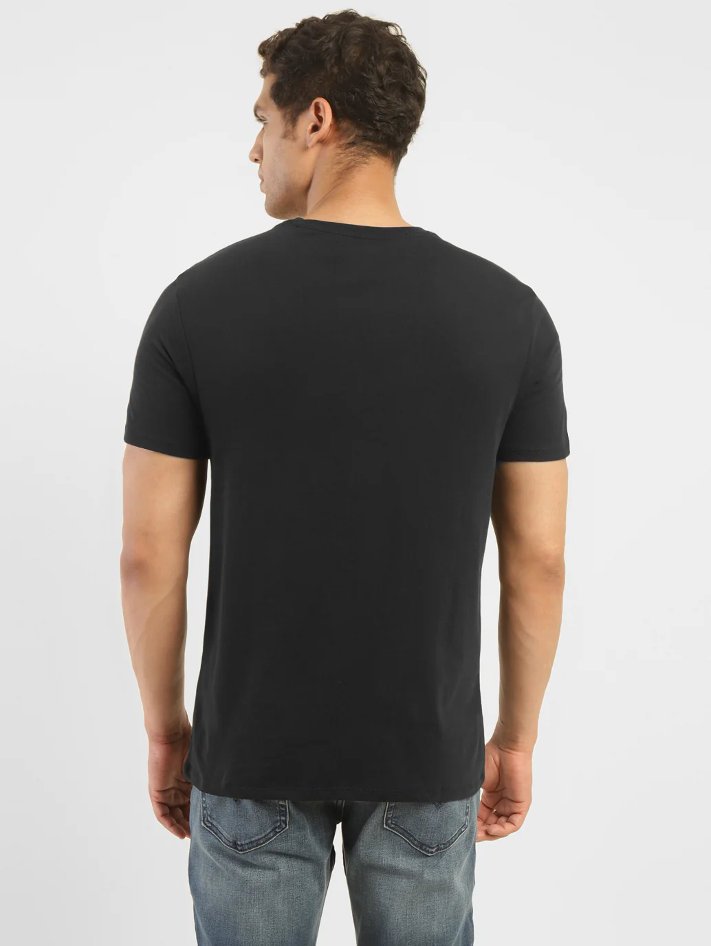 Men's Solid Slim Fit T-Shirt - Image 3