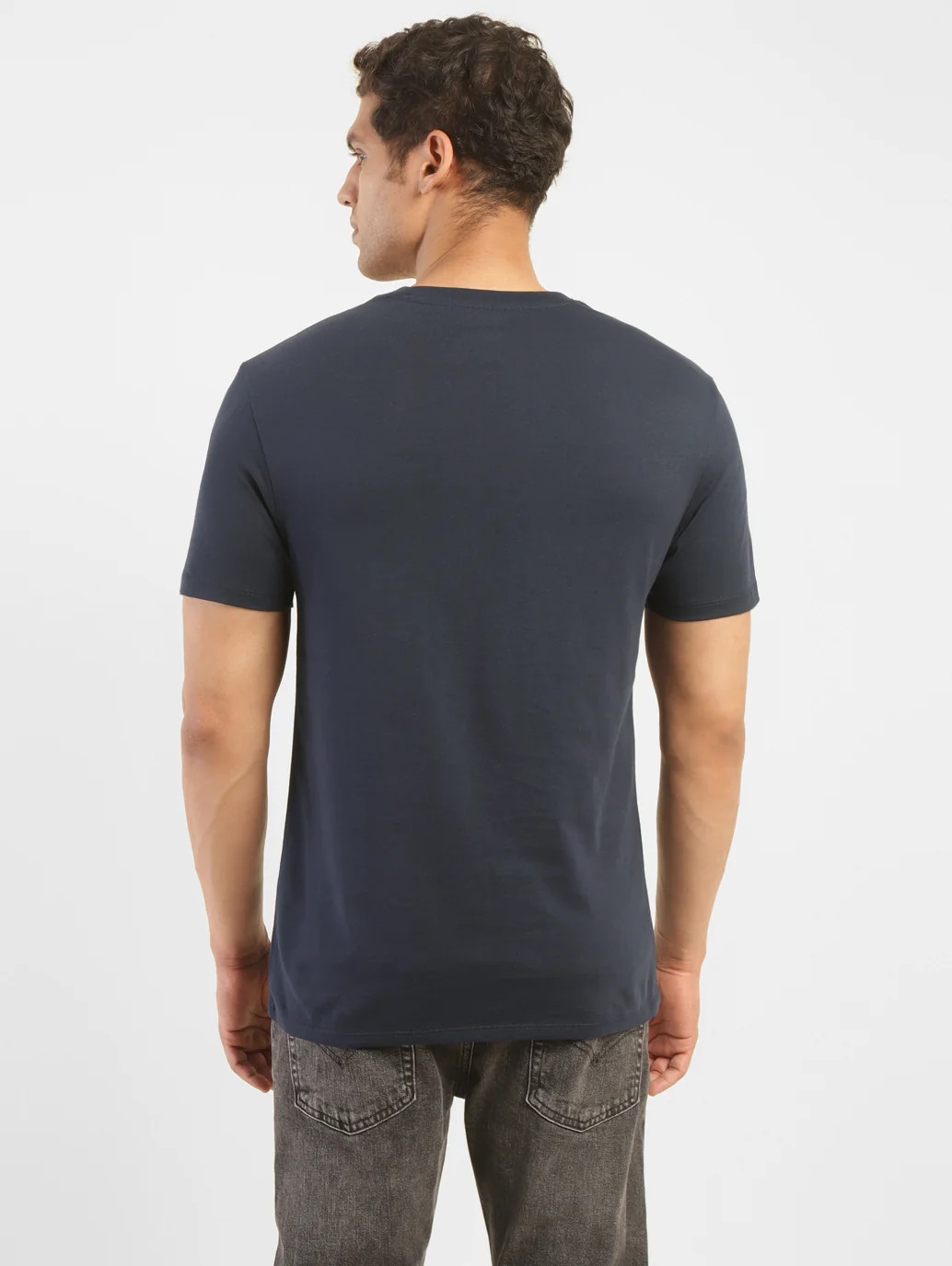 Men's Solid Slim Fit T-Shirt - Image 3