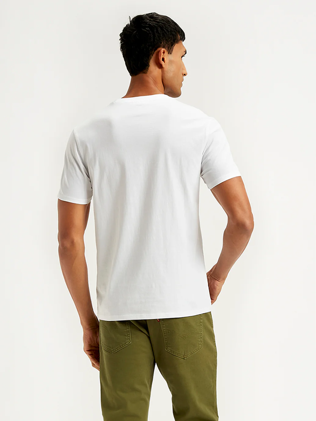 Men's Solid Slim Fit T-Shirt - Image 2