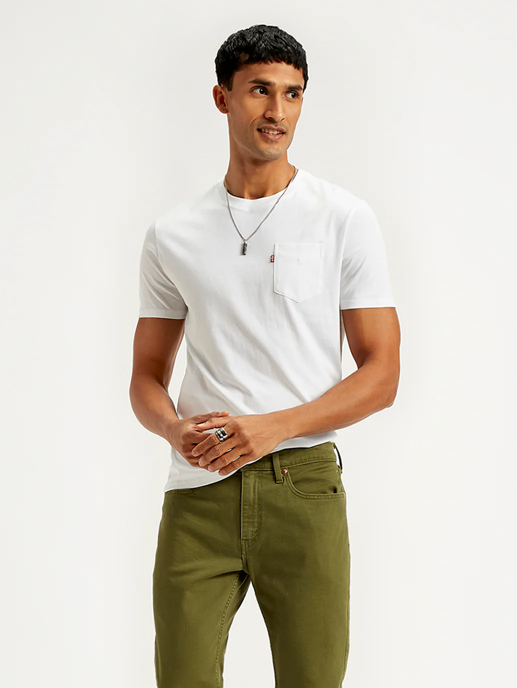 Men's Solid Slim Fit T-Shirt - Image 3