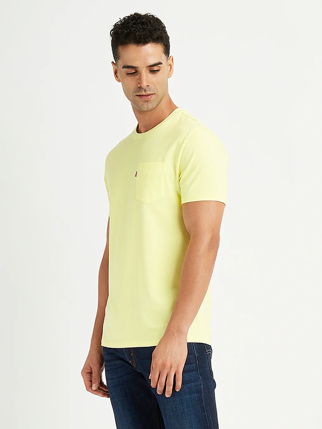 Men's Solid Slim Fit T-Shirt - Image 2