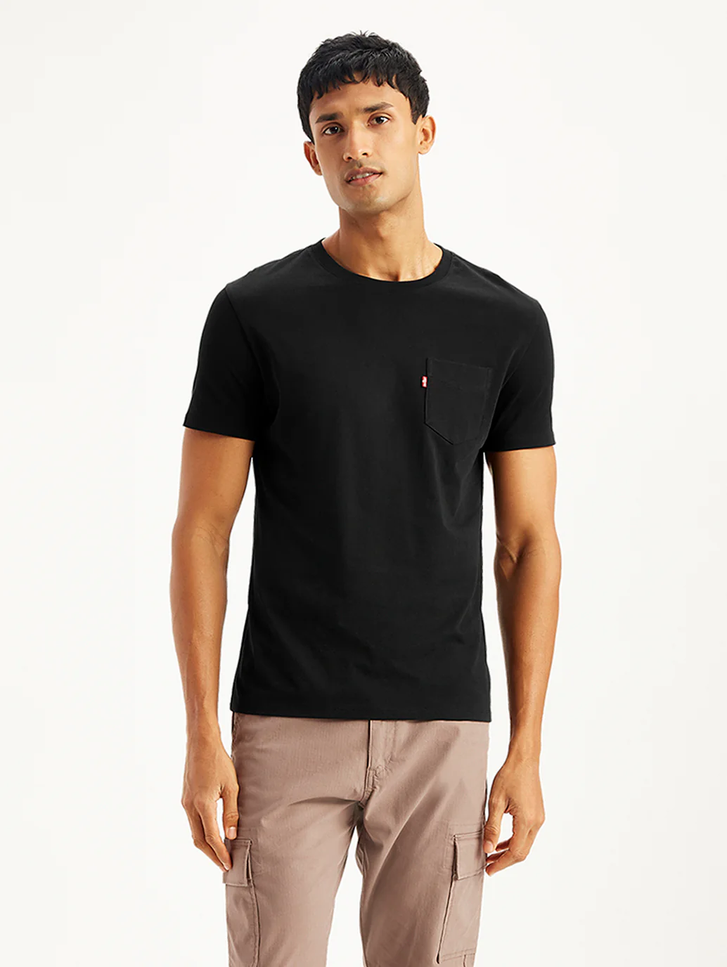 Men's Solid Slim Fit T-shirt - Image 2