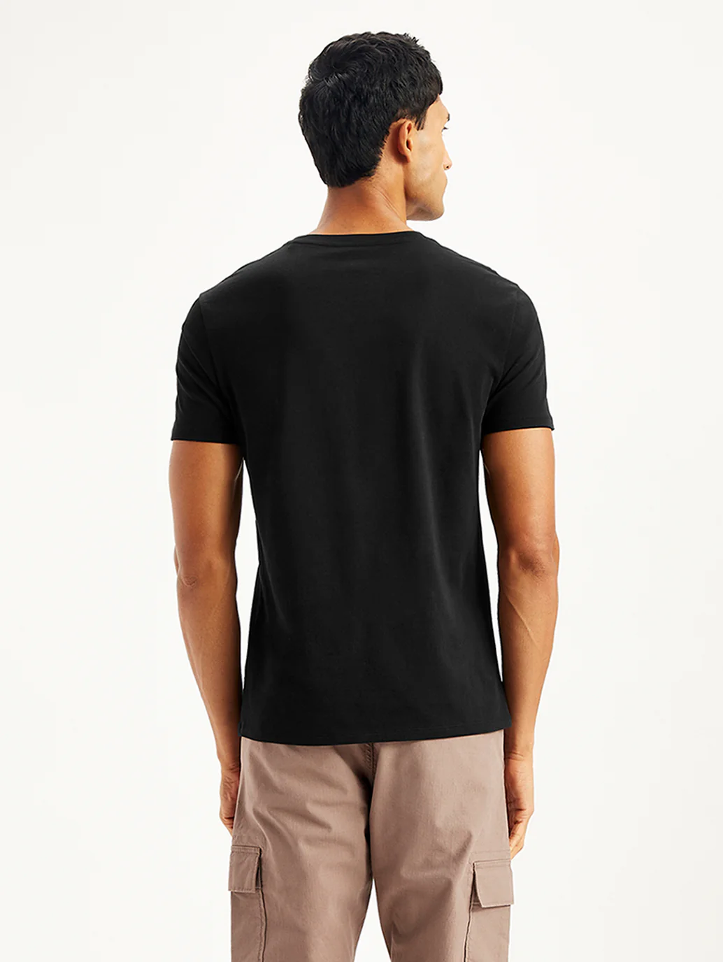 Men's Solid Slim Fit T-shirt - Image 3