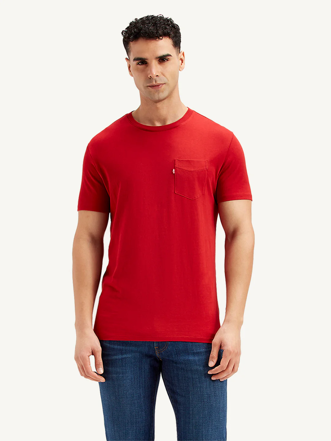 Men's Solid Slim Fit T-Shirt - Image 2