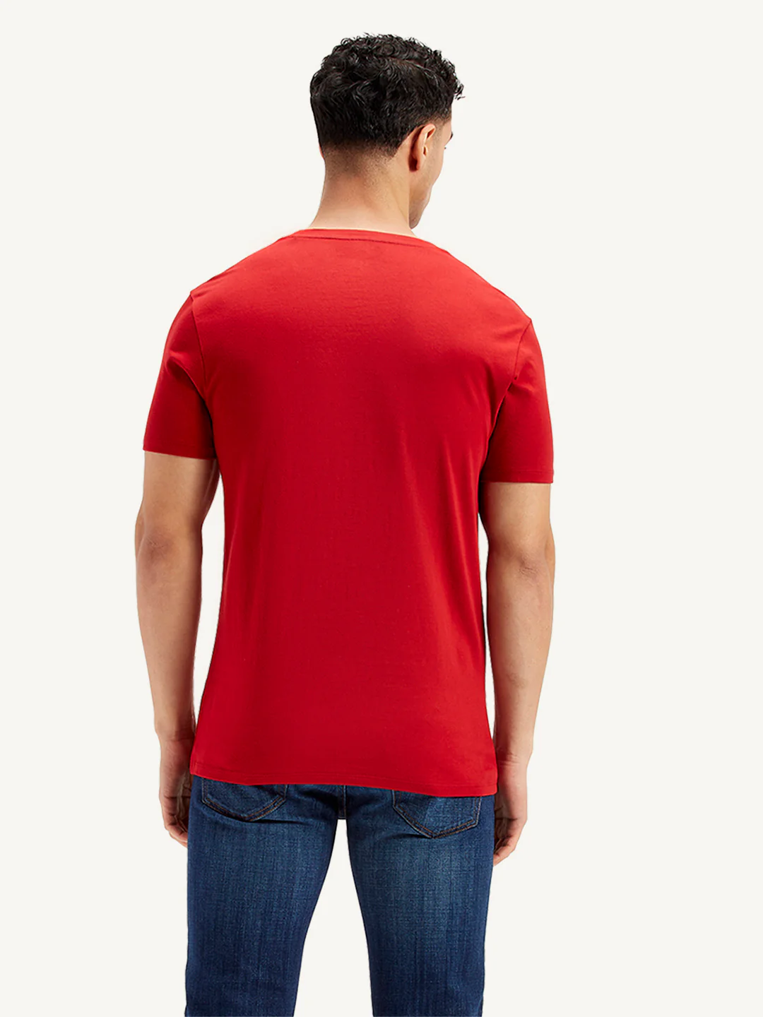 Men's Solid Slim Fit T-Shirt - Image 3