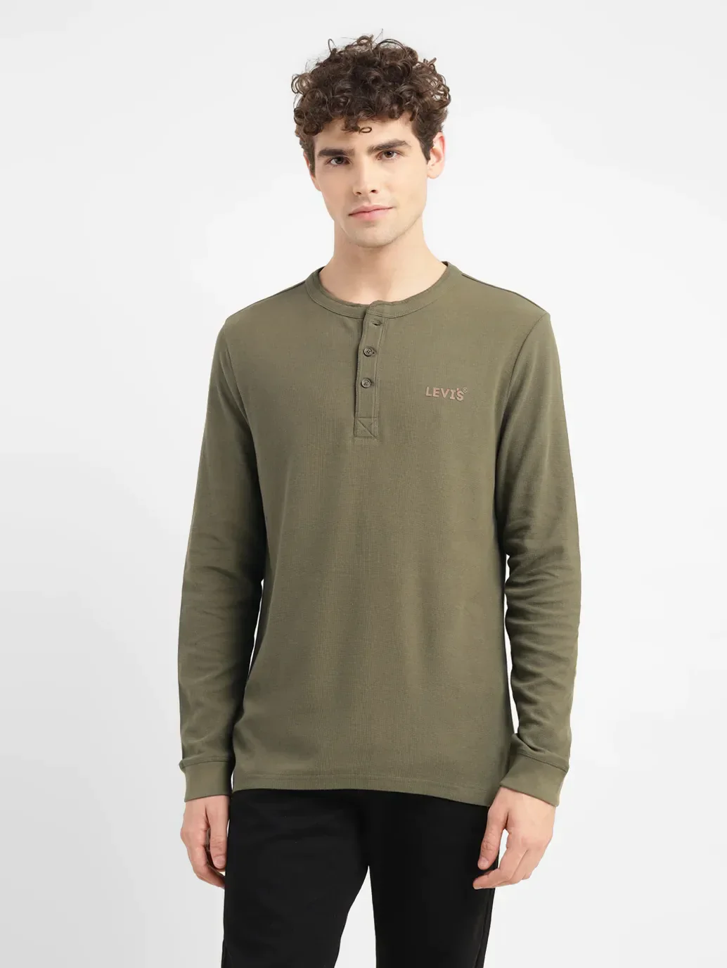 Men's Solid Slim Fit T-shirt - Image 2