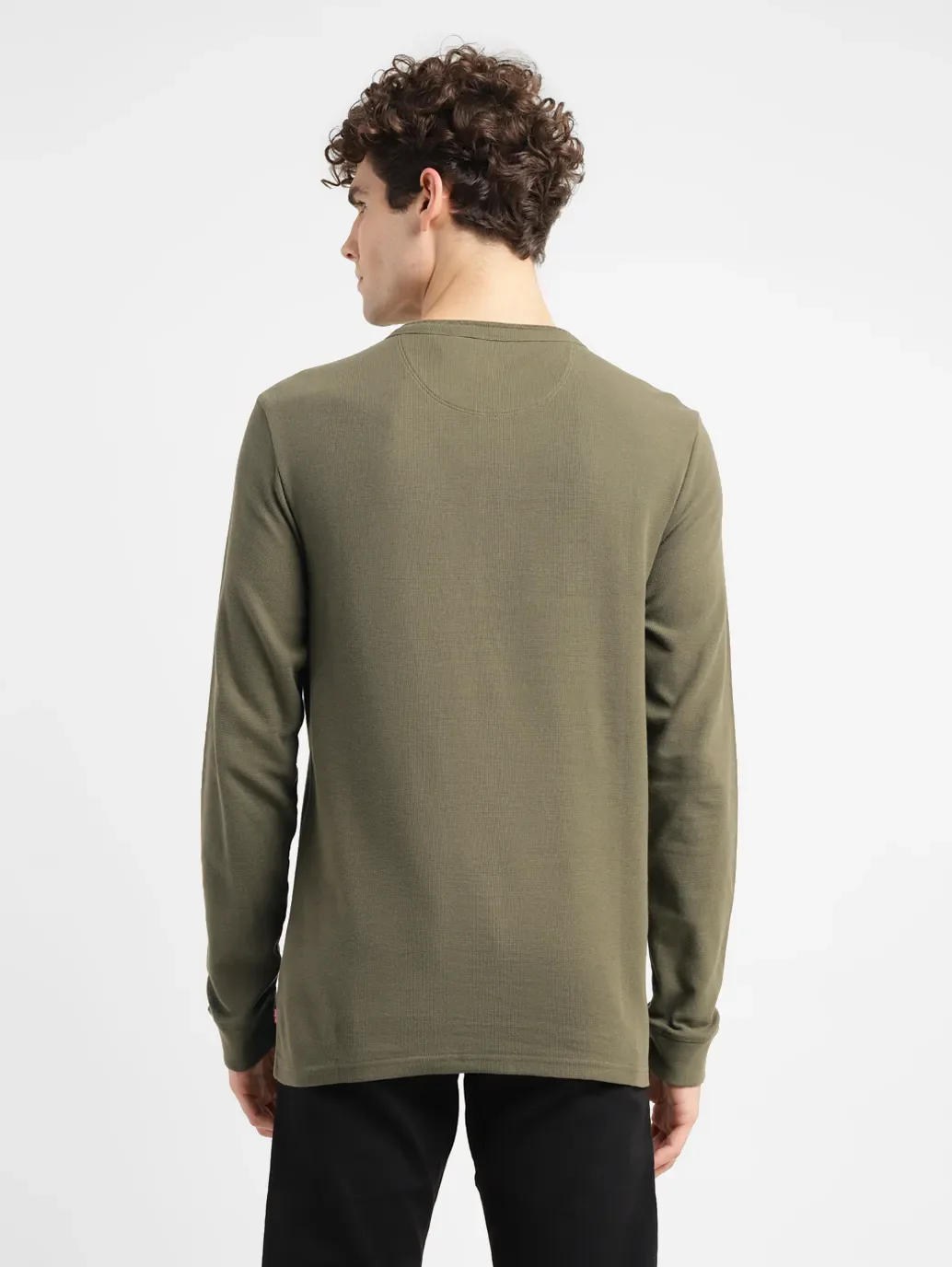 Men's Solid Slim Fit T-shirt - Image 3