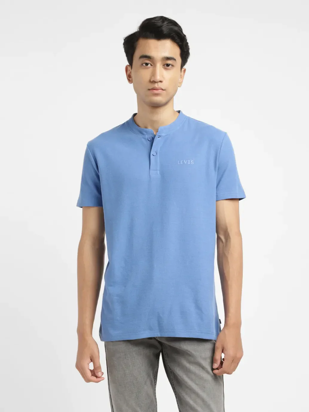 Men's Solid Slim Fit T-shirt - Image 2