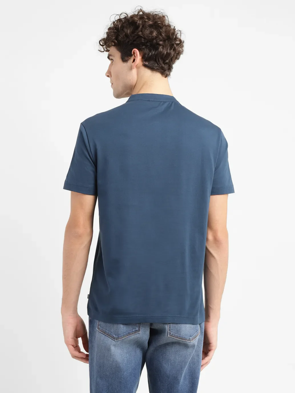 Men's Redloop Solid Slim Fit T-shirt - Image 3