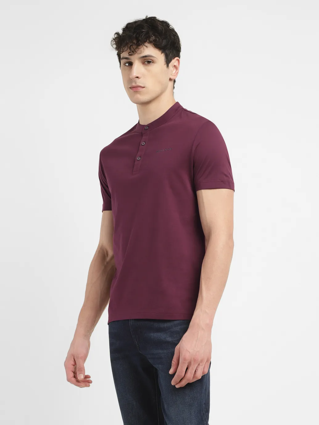 Men's Redloop Solid Slim Fit T-shirt - Image 4
