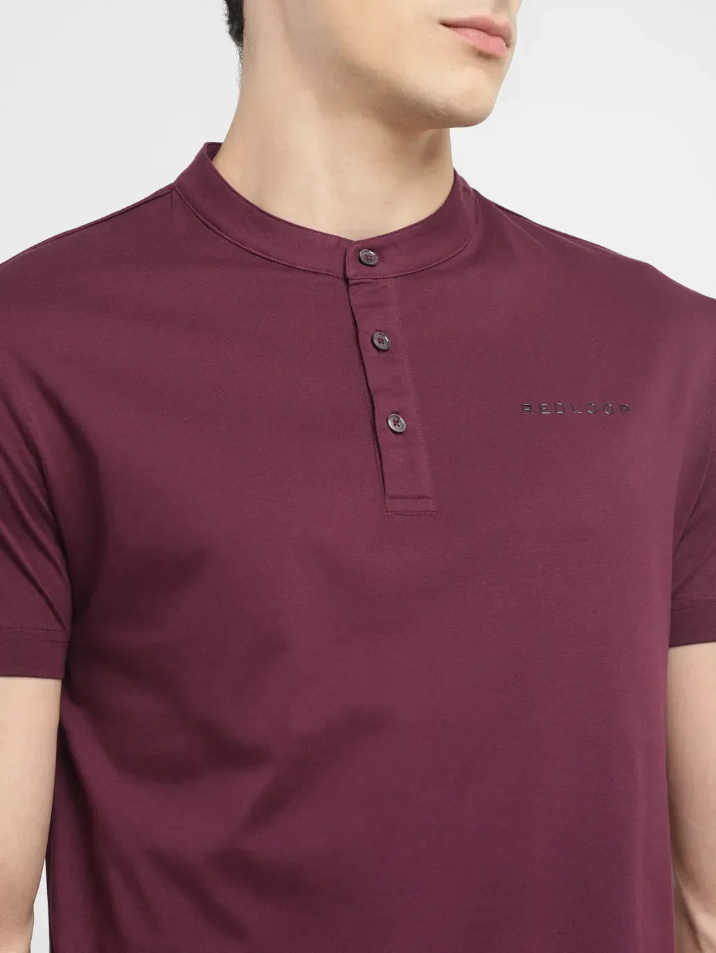 Men's Redloop Solid Slim Fit T-shirt - Image 5