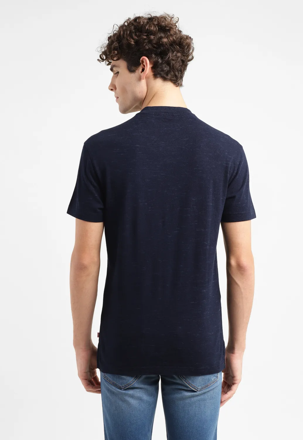 Men's Solid Slim Fit T-shirt - Image 3