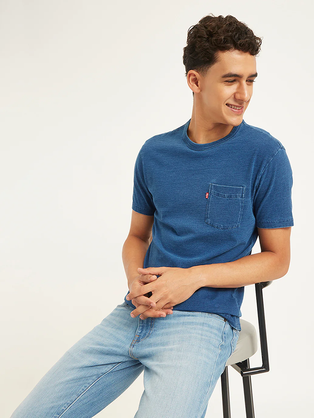 Men's Solid Slim Fit T-Shirt - Image 6