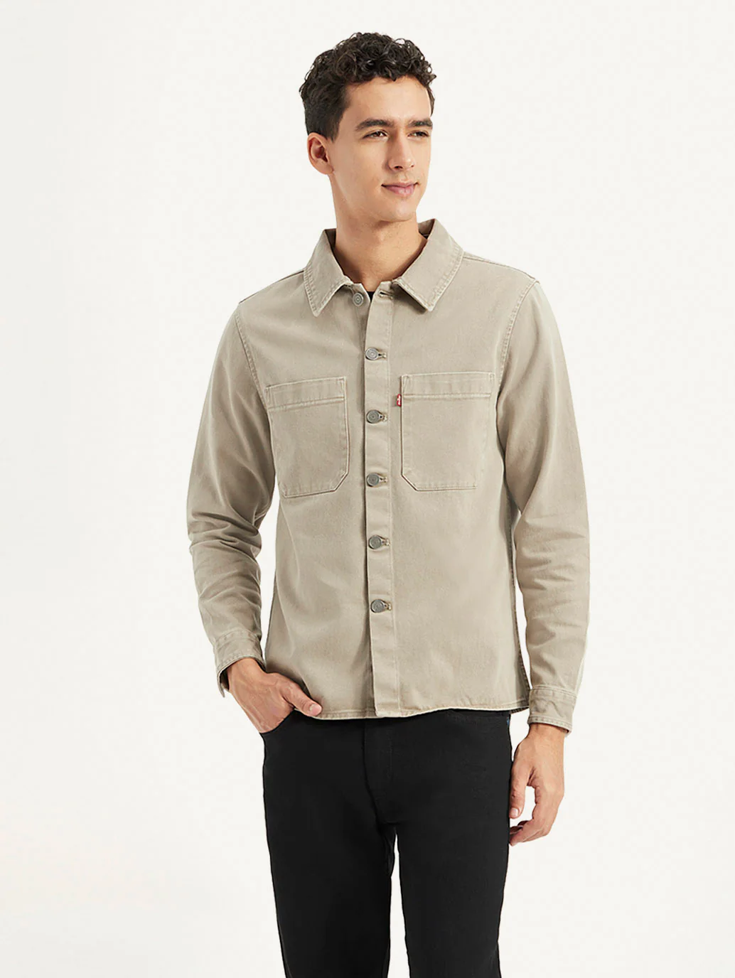 Men's Solid Slim Fit Shirt - Image 2