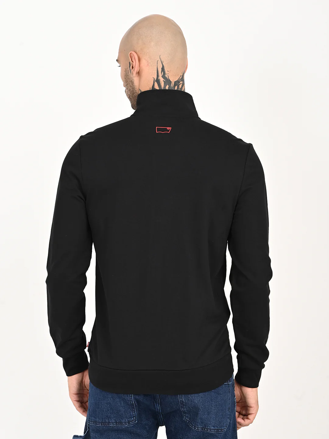 Men's Solid Turtleneck Sweatshirt - Image 2